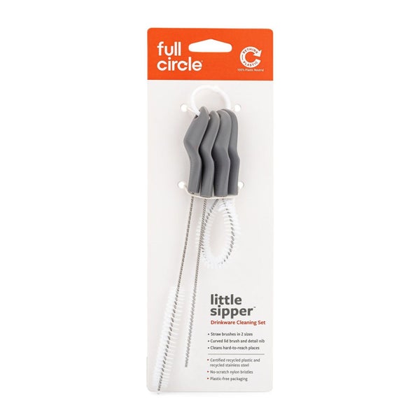 Full Circle: Little Sipper Cleaning Set - Grey Carousel 2