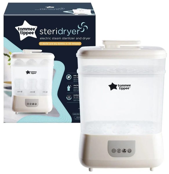 Tommee Tippee: Steridryer Electric Steam Bottle Steriliser & Dryer - White Carousel 2