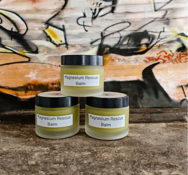 MAGNESIUM RESCUE BALM FOR WHOLE FAMILY (MADE IN NZ BY TRADITIONAL HERBALIST Carousel 1