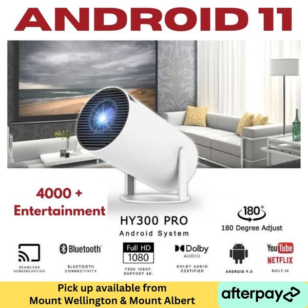 4K Projector HY300 Pro Android 11 Wireless Rotate Portable Projector64072465686274114