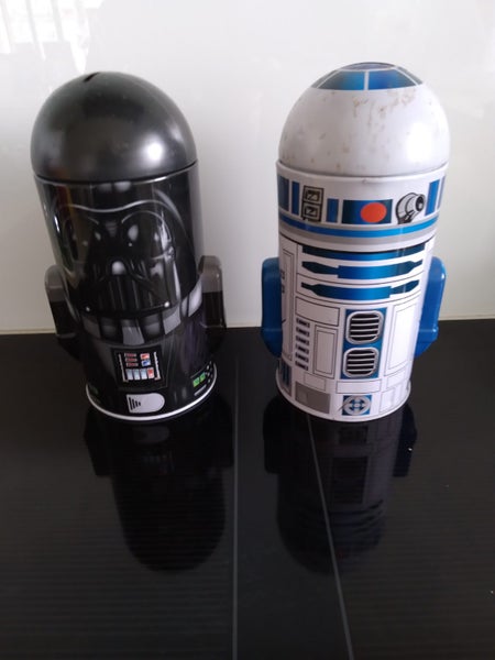 MONEY BOX - VERY RARE - " C3PO AND R2D2 ELECTRONIC COIN BANK" - $139.00" . Carousel 6