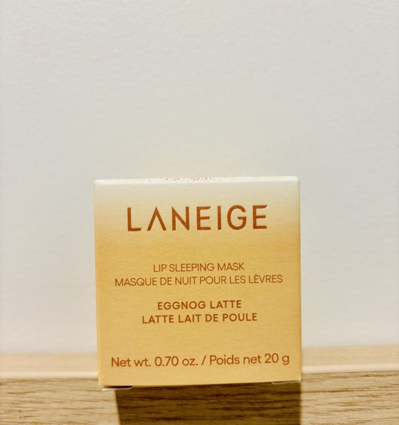 NEW in Box LANEIGE Lip Sleeping Mask Eggnog Latte 20g Limited Edition Carousel 1