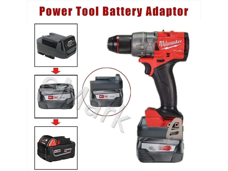Bosch PBA (Type C) Battery to Milwaukee power tool Adapter Converter Carousel 2