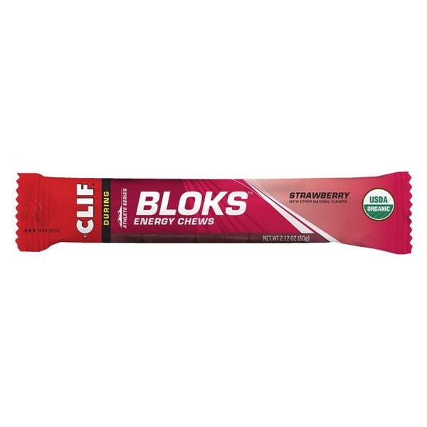 Clif Bloks Energy Chews - STRAWBERRY Carousel 1