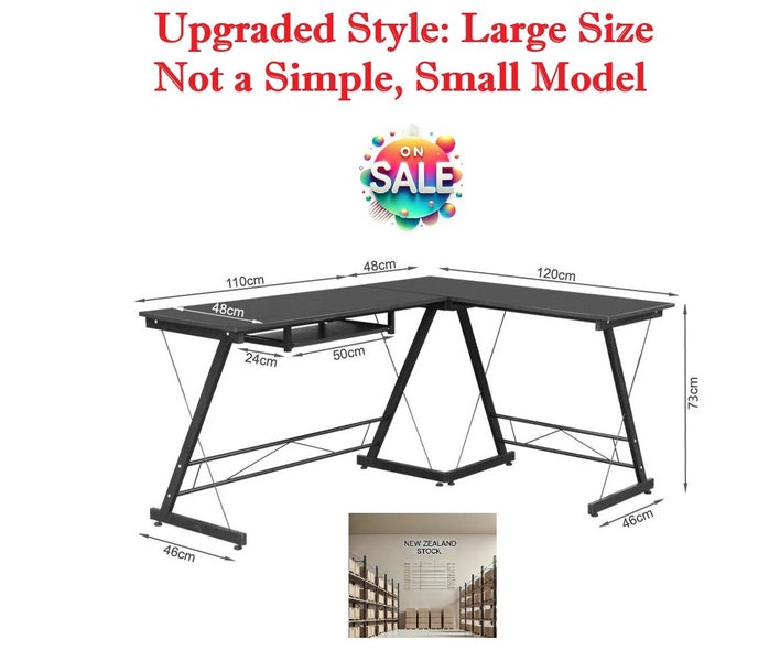 Corner Desk with Connected Corner for Home Office Carousel 1