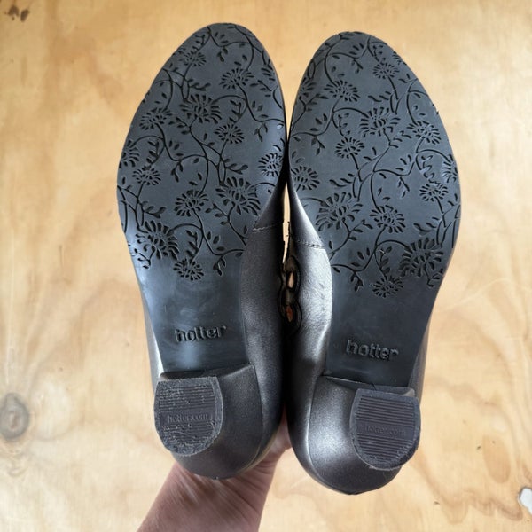 Hotter Comfort Concept “Valetta” Pewter Mary Jane Shoes Uk 5 Euro 38 Carousel 5