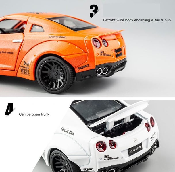 Nissan GTR Metal Body Car Toy Car Model Carousel 2