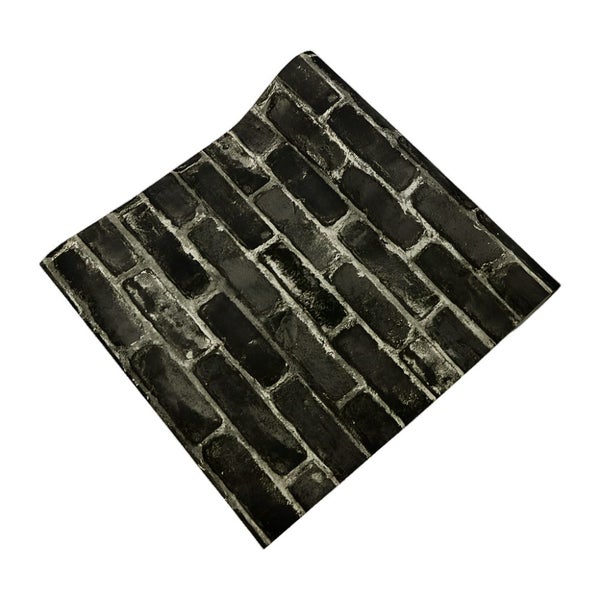 Randy & Travis Machinery Wallpaper Faux Brick Pattern Paper Roll Wallpaper Rolls Carousel 1