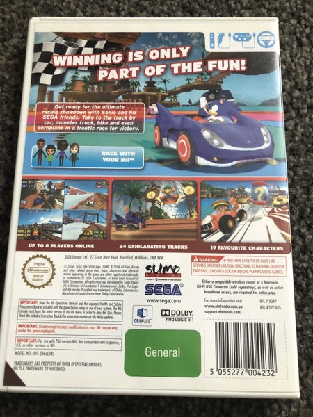 Nintendo Wii - Sonic & Sega All-Stars Racing Carousel 2