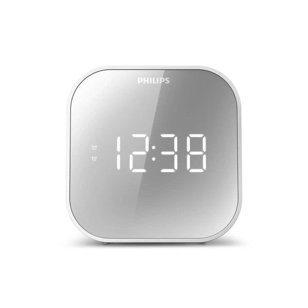 Philips TAR4406 USB Charging FM Clock Radio Carousel 1