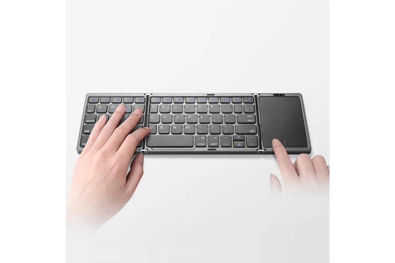 Folding Bluetooth Keyboard with Touchpad Carousel 1