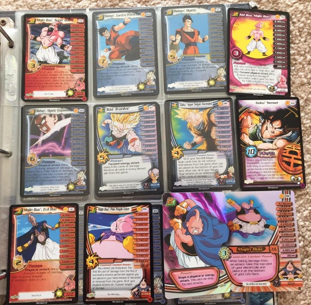 Dragon ball z score Majin buu era cards Carousel 1