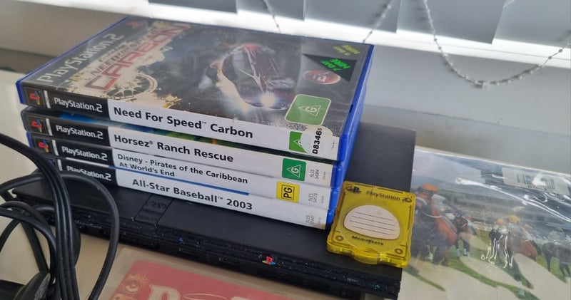 **PS2 - Bulk Bundle With Games, Memory Card & Set Up** Carousel 7