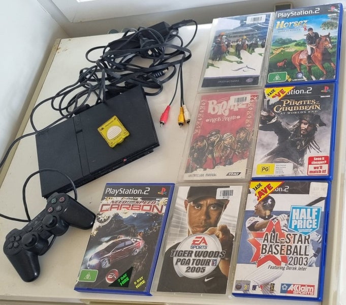 **PS2 - Bulk Bundle With Games, Memory Card & Set Up** Carousel 1