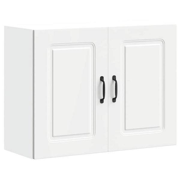 Kitchen Wall Cabinet Kalmar White Engineered Wood Nptpni Carousel 2