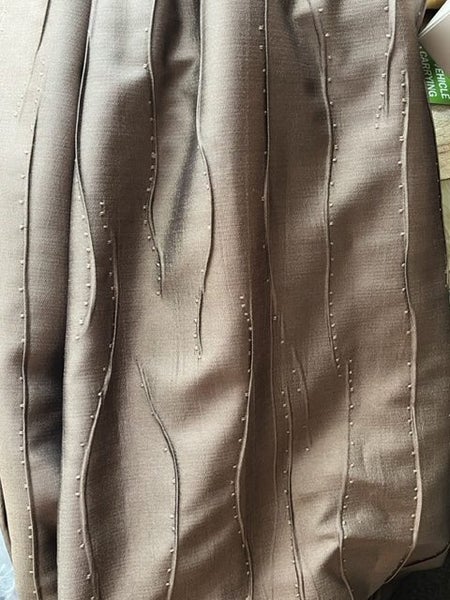 Thermal Lined Dutch Pleat Full Length Curtains x 2 Carousel 1