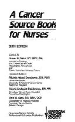 A Cancer Source Book for Nurses by Susan B. Baird (ed)64496591400195110