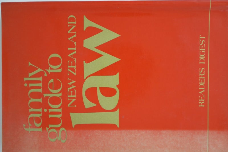 Family Guide to New Zealand Law by Reader's Digest64265214891905111