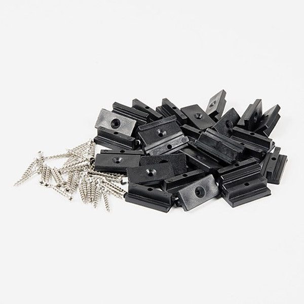 100Pcs Composite Decking Plastic T Clips And Black Screws Carousel 2