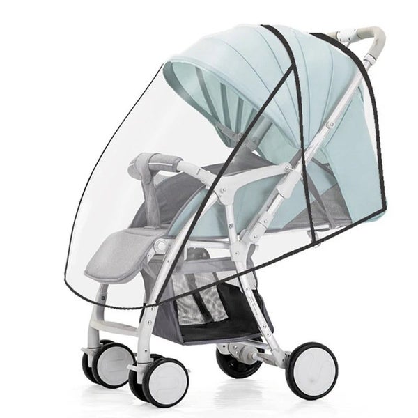 Universal Transparent Stroller Rain Cover Carousel 2