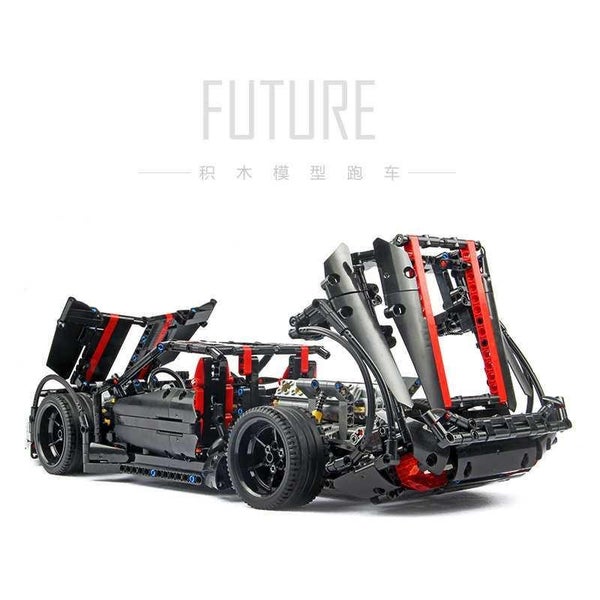 Assassin X19 Racing Car Toy Supercar Building Set Lego compatible Christmas Gift Carousel 6