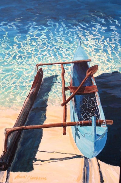 Fishing vaka, Cook Islands, PRINT Carousel 1