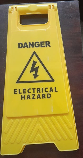 ELECTRICAL HAZARD FOLDING SIGN Carousel 1