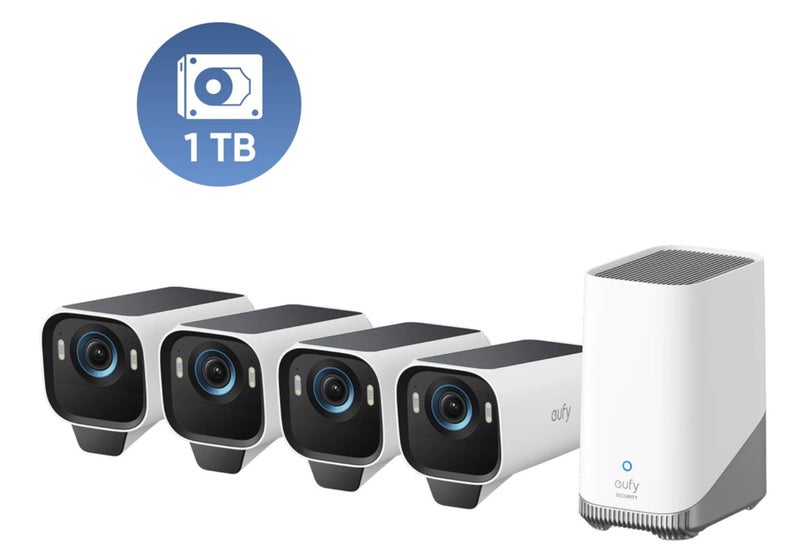 Eufy Camera S3 Pro 4K Wireless Solar Security 4x Kit Carousel 1