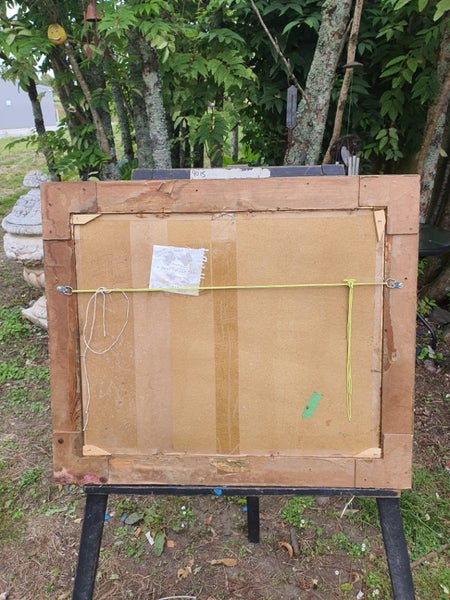 "Days of Old" knights in battle. Oil Carousel 5