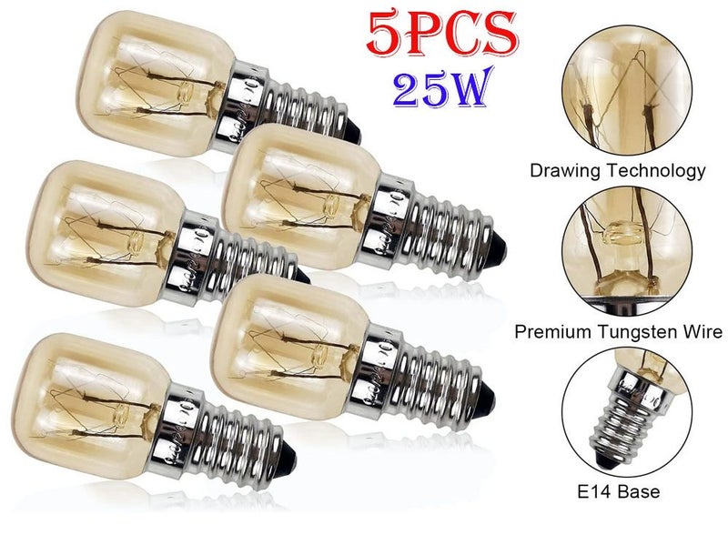 25W 5Pcs Himalayan Salt Lamp Globe Bulb NZ Clearance Carousel 1