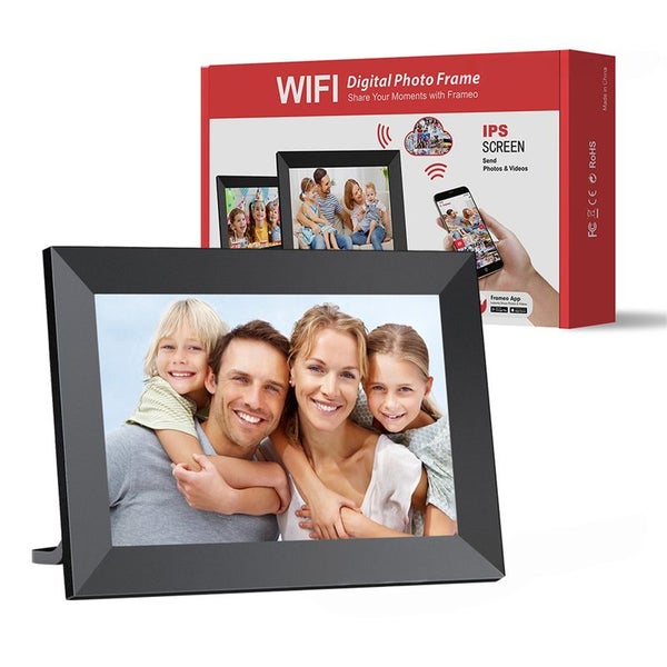 Elsoung Black 16Gb Storage 10 Inch Wifi Digital Photo Frame | Hd Display + Remot Carousel 1