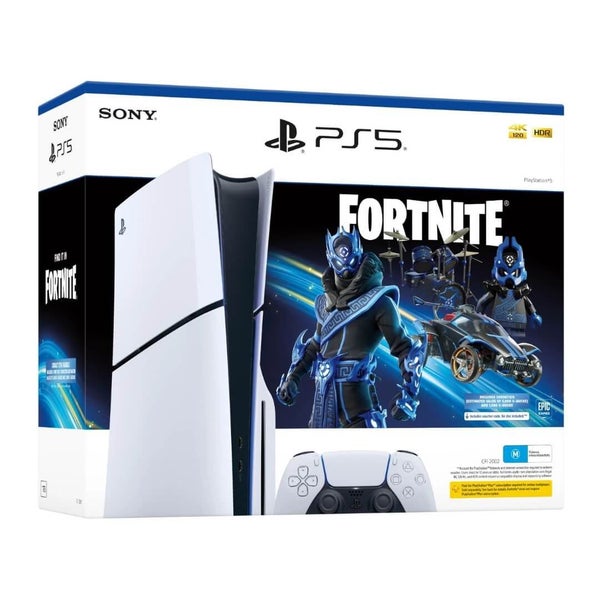 PS5 PlayStation 5 Slim 1TB Console Fortnite Cobalt Star Bundle Carousel 1