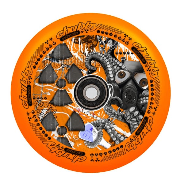 CHUBBY 110MM LAB WHEEL RADIOACTIVE ORANGE Carousel 1