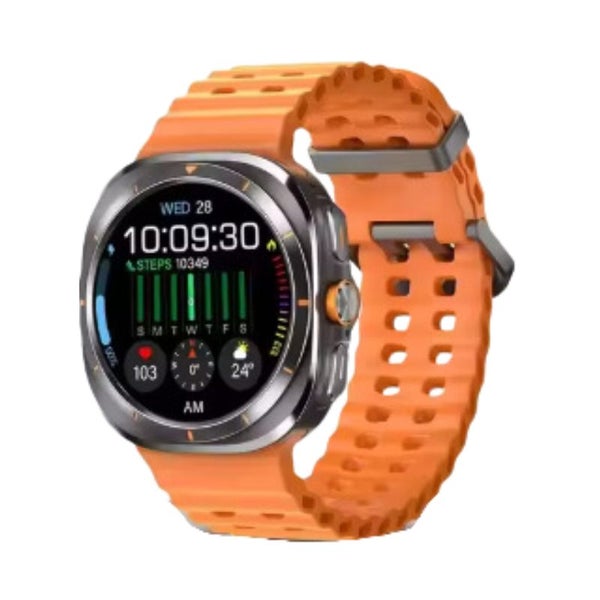 NNEOBA Waterproof Sports Smartwatch for Men (Orange) Carousel 1