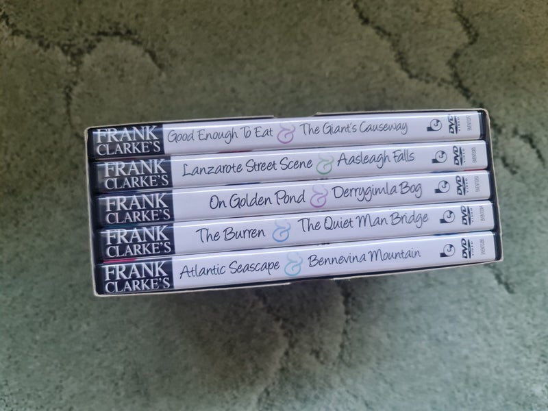 Frank Clarke's 10 Programs to get you painting on equivalent of 10 normal DVDs Carousel 4