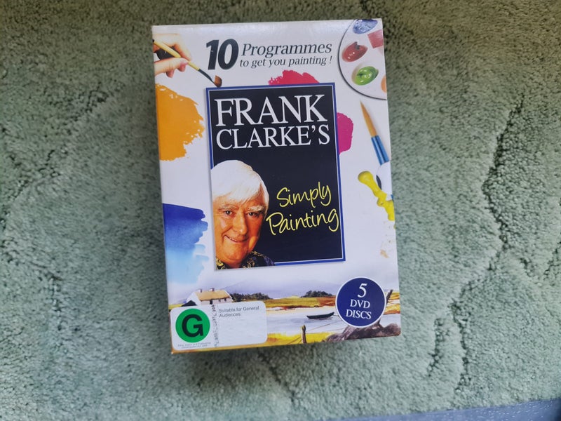 Frank Clarke's 10 Programs to get you painting on equivalent of 10 normal DVDs Carousel 1