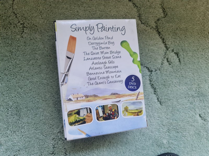 Frank Clarke's 10 Programs to get you painting on equivalent of 10 normal DVDs Carousel 2