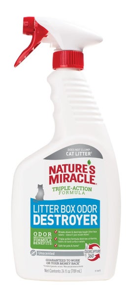 Natures Miracle Litter Box Odor Destroyer - Trigger Spray 709ml Carousel 1