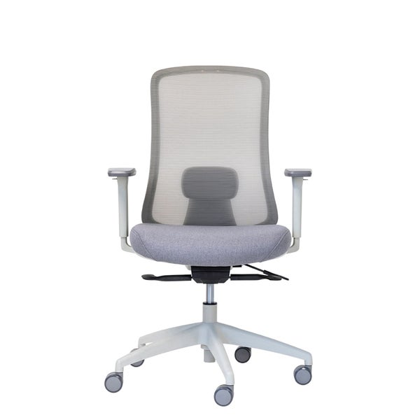 Buro Elan Ergonomic Chair, Light Grey Mesh Back, Fabric Seat, Seat Slide, Arm... Carousel 2