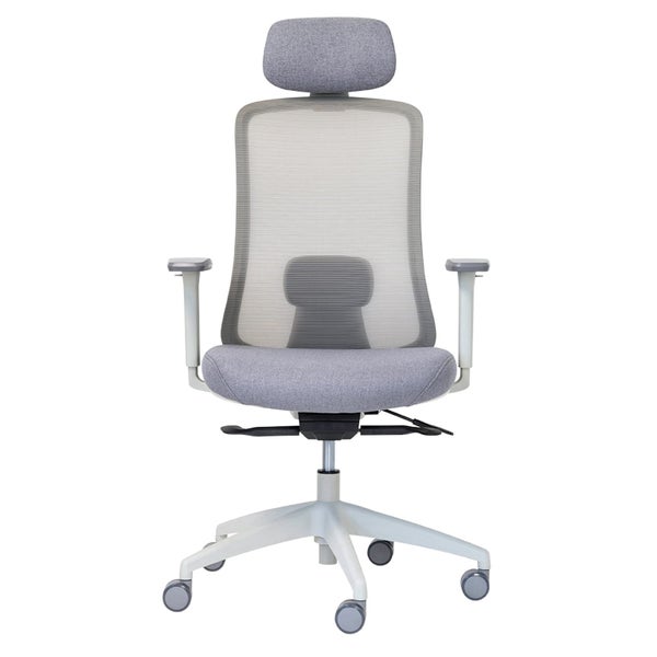 Buro Elan Ergonomic Chair, Light Grey Mesh Back, Fabric Seat, Seat Slide, Arm... Carousel 1