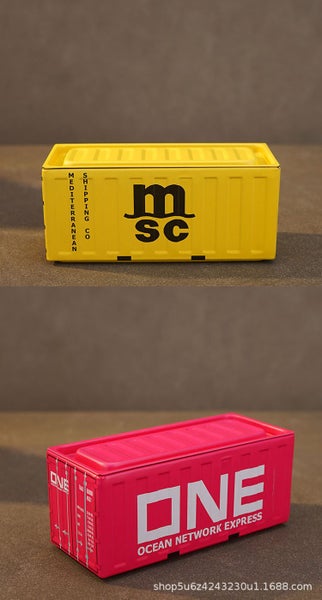 Industrial Style Tin Box for Storage, Home Decor, Display & Collectibles - White Carousel 9