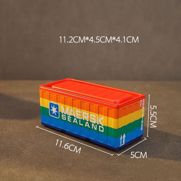 Industrial Style Tin Box for Storage, Home Decor, Display & Collectibles - Color Carousel 2