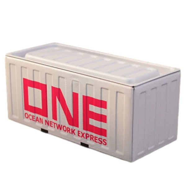 Industrial Style Tin Box for Storage, Home Decor, Display & Collectibles - White Carousel 1