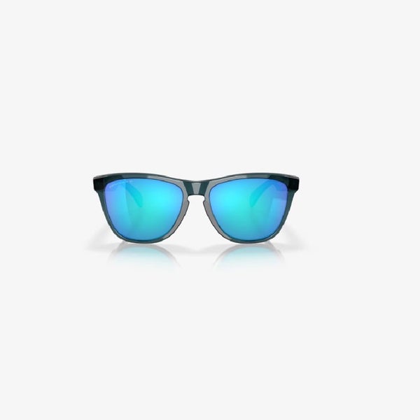 RRP $298.00 BRAND NEW Oakley Frogskins Sunglasses - Crystal Black Frame w PRI... Carousel 2