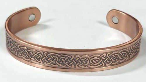 Magnetic Copper Bracelet - Triquetra Carousel 1