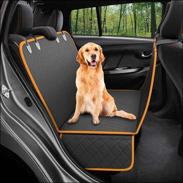 Dog Car Seat Cover Pet Hammock Protector Carousel 1