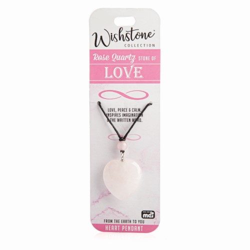 Pendant - Wishstone Collection Rose Quartz Heart (Set of 3) Carousel 1