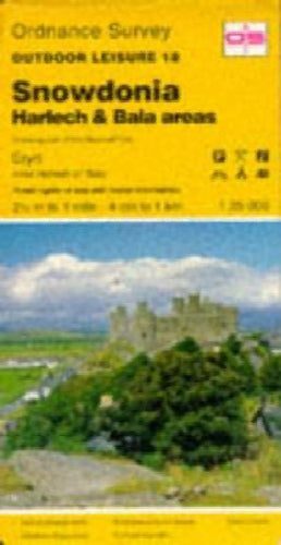 Ordnance Survey Snowdonia Harlech & Bala areas Outdoor Leisure 18 map by Ordn...64516147391490110