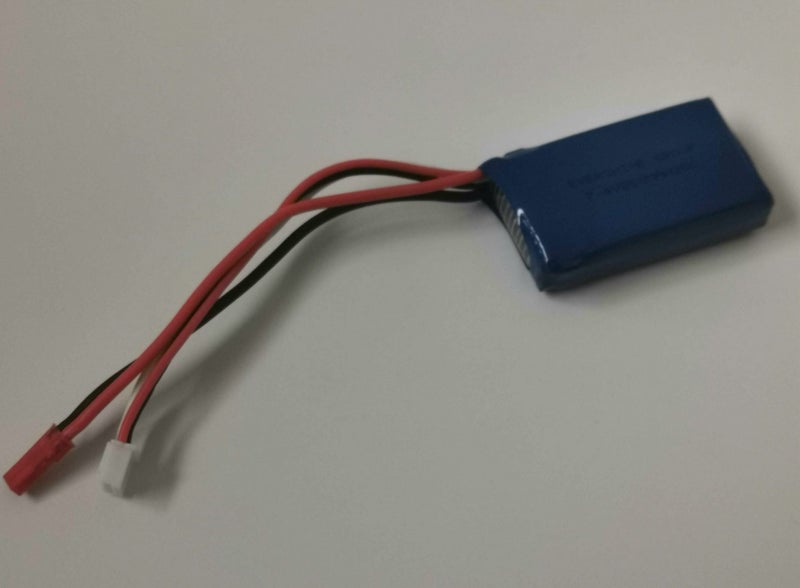 RC Hobby Li-Po Battery 7.4V 850mAh 25C (2cell) JST Carousel 2