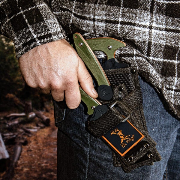 Elk Ridge Hinterland Reverse Tanto Knife w Modular Sheath Carousel 7